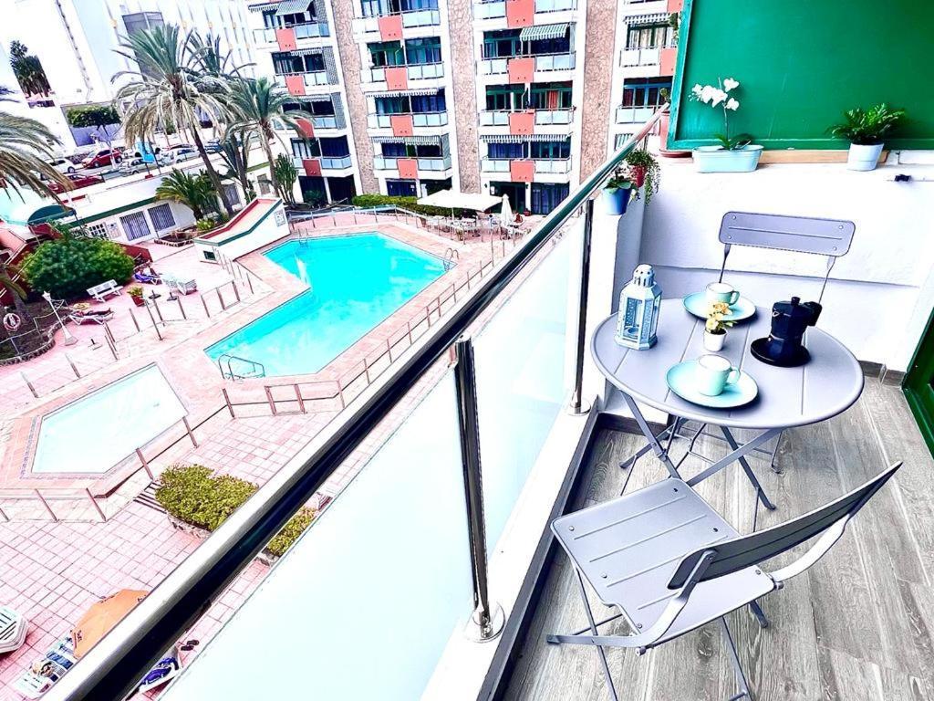 Fm Beach Home - Renovated Apartment With Swimming Pool Near Maspalomas Dunes & Beach Playa del Ingles  Ngoại thất bức ảnh